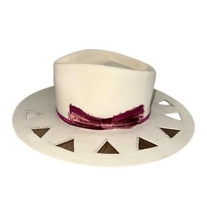 White Nick Fouquet Hat